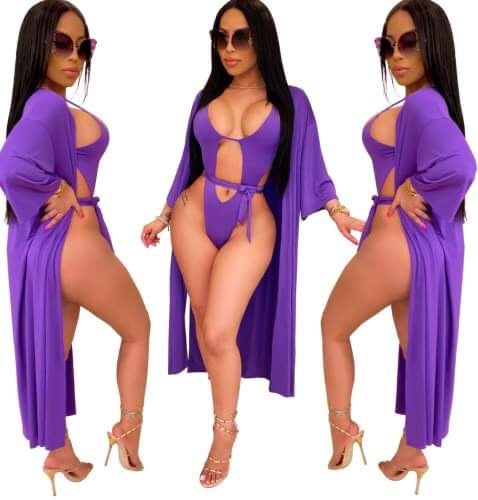 Purple Diva swimsuit