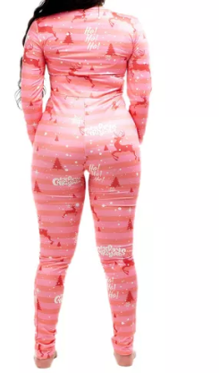 Pink Frost Holiday Onesie